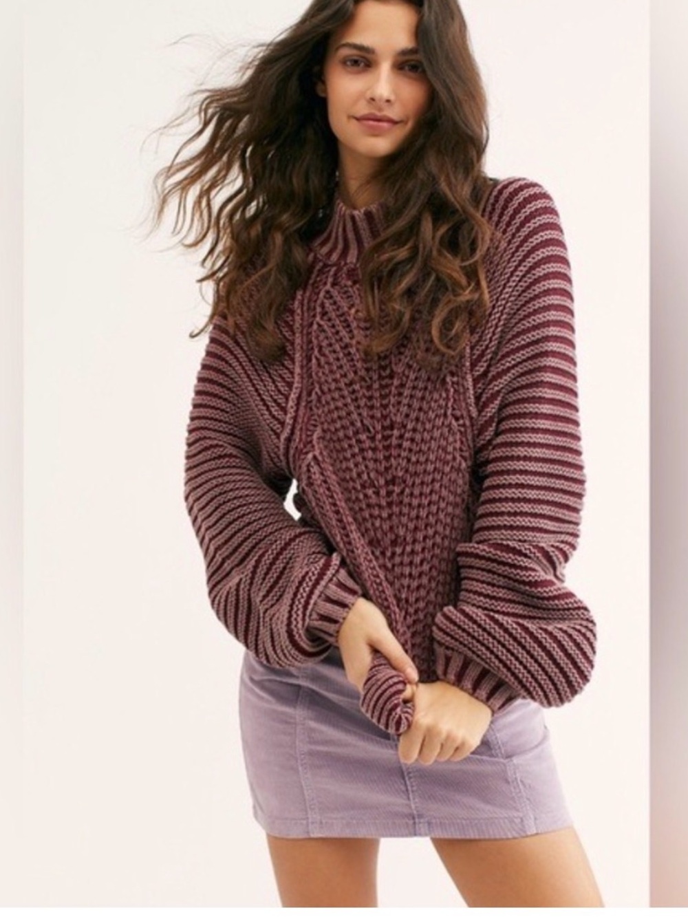Free People Chunky Knit Sweater
Sz XS